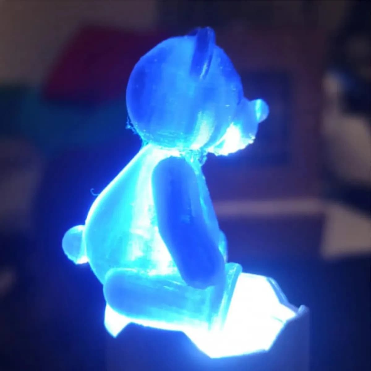 Filamento De Impressora 3d Petg 1,75mm 1kg Masterprint Azul Translucido — imagem 2