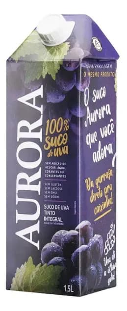 Suco De Uva Aurora Tinto Integral Caixa 1,5l — imagem 2