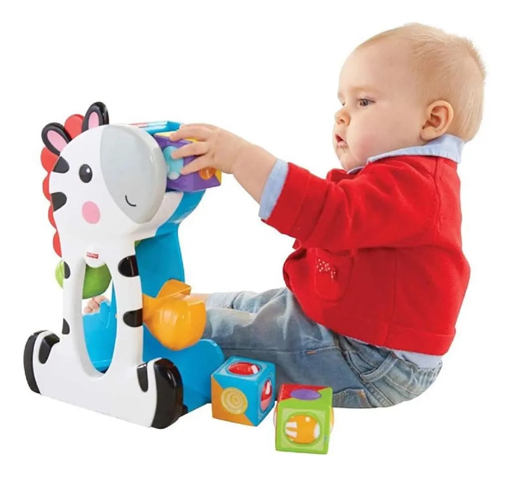 Fisher-Price Zebra Blocos Surpresa CGN63 4 Peças — imagem 4