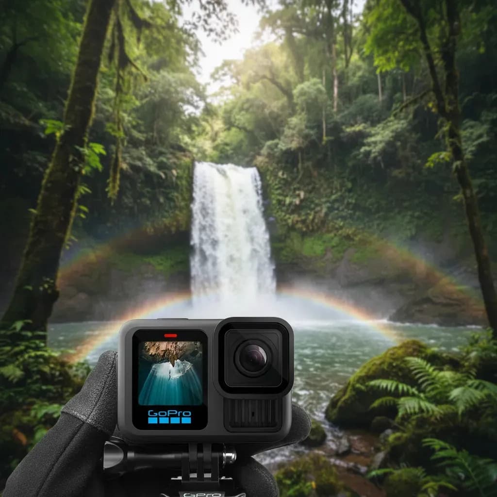 GoPro HERO13 Black - Câmera de ação à prova d'água 10m, 5.3K60, 27MP, HyperSmooth 6.0, GPS, Wi-Fi 6, Detecção Automática das lentes HB-Series — imagem 4