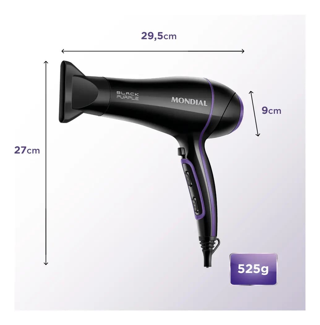 Secador de Cabelos Mondial 2000W - SCN-01 — imagem 6