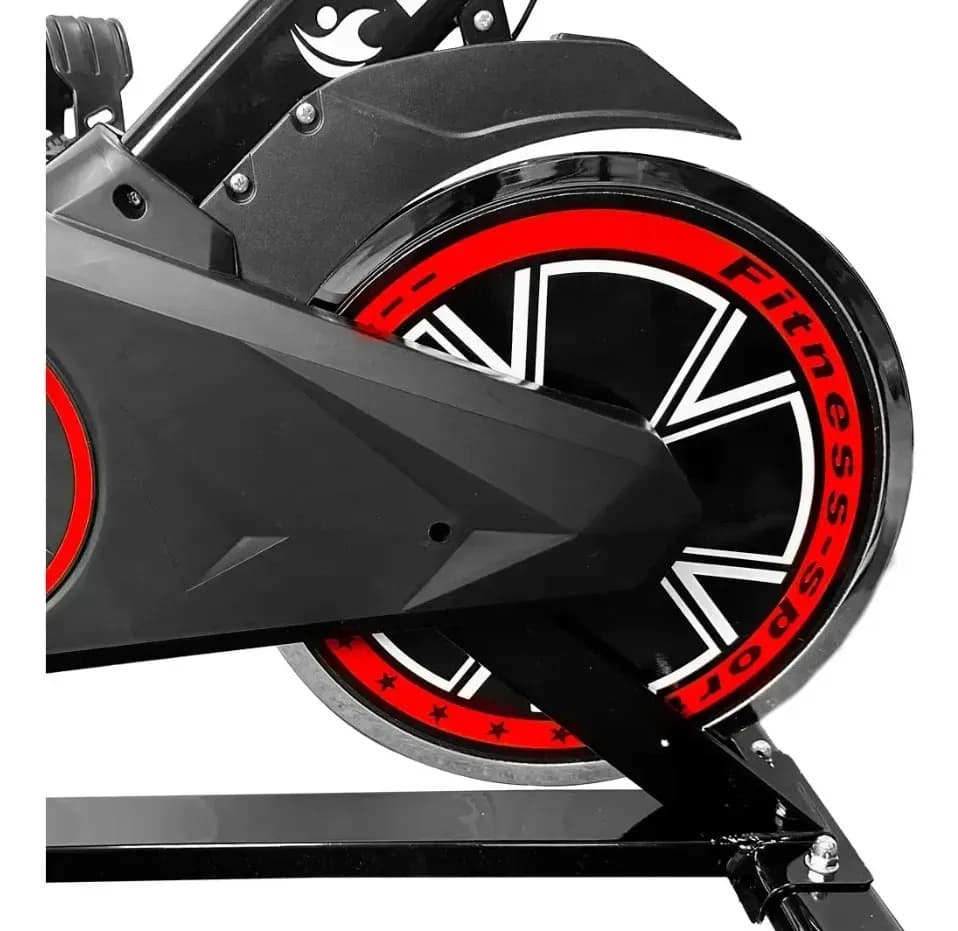 Brus fit Bicicleta Ergométrica Spinning Liftness X11 Cor Preto/vermelho — imagem 3