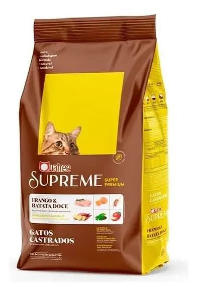 Ração Quatree Supreme Gatos Castrados Frango E Batata Doce 10,1 kg — imagem 4