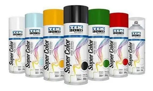Tinta Spray Uso Geral 350ml Vermelho Tekbond — imagem 2
