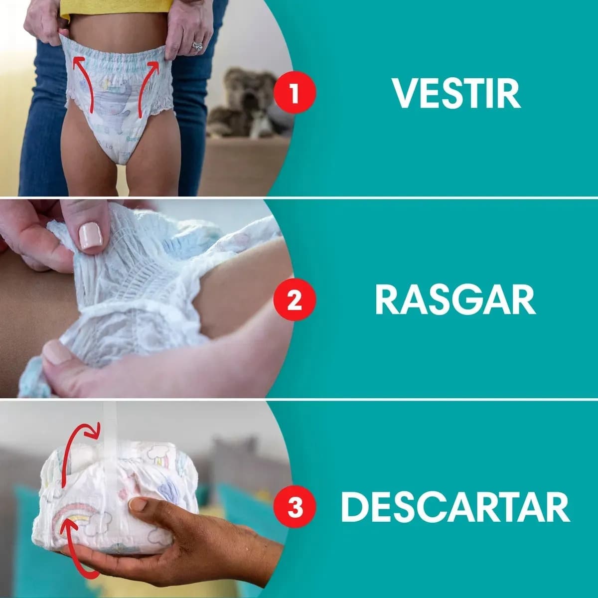 Fralda Pants Ajuste Total Tamanho G 90 Unidades Pampers — imagem 4