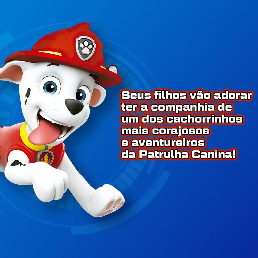 Patrulha Canina - Pelúcia Marshall 30cm - 1327 Sunny Colorido — imagem 5