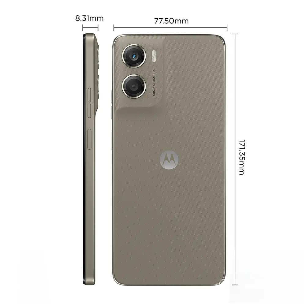 Smartphone Motorola Moto G06 - 256gb 4gb Ram + 8gb Ram Boost, e Camera 50mp Com Ai Bateria De 5200 Mah Tela 6.9 - Bege — imagem 6