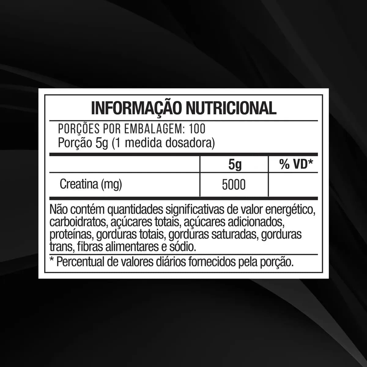 Creatina Soldiers Nutrition em pó Sem sabor x 500g — imagem 2