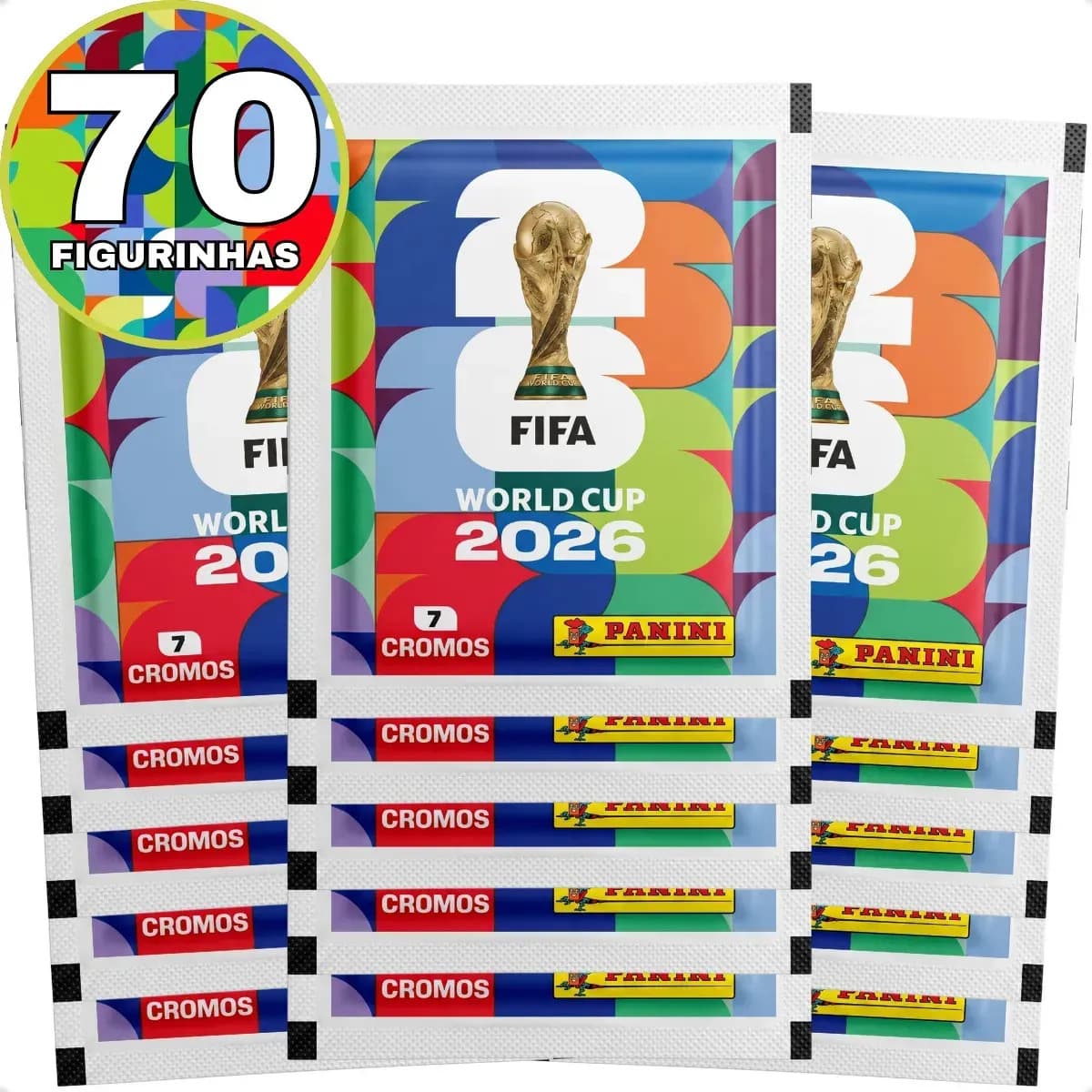 Kit 70 Figurinhas Do Álbum Copa Do Mundo 2026 Rega Copa Do Mundo 2026 Fifa