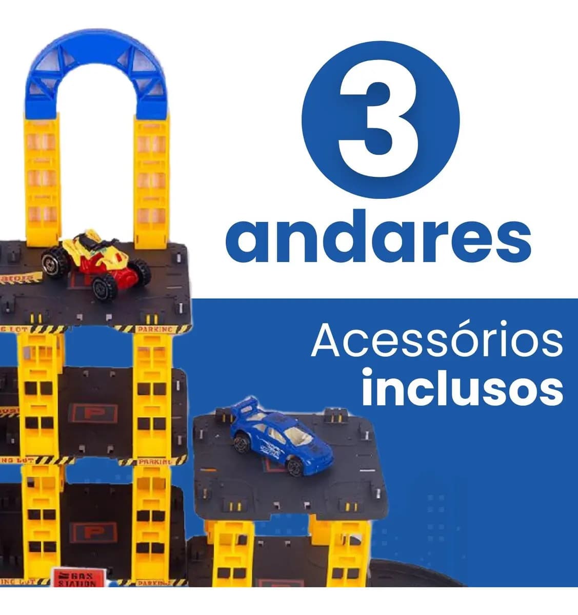Pista De Carrinhos Brinquedo Infantil Corrida Lava Rápido Colorido — imagem 3