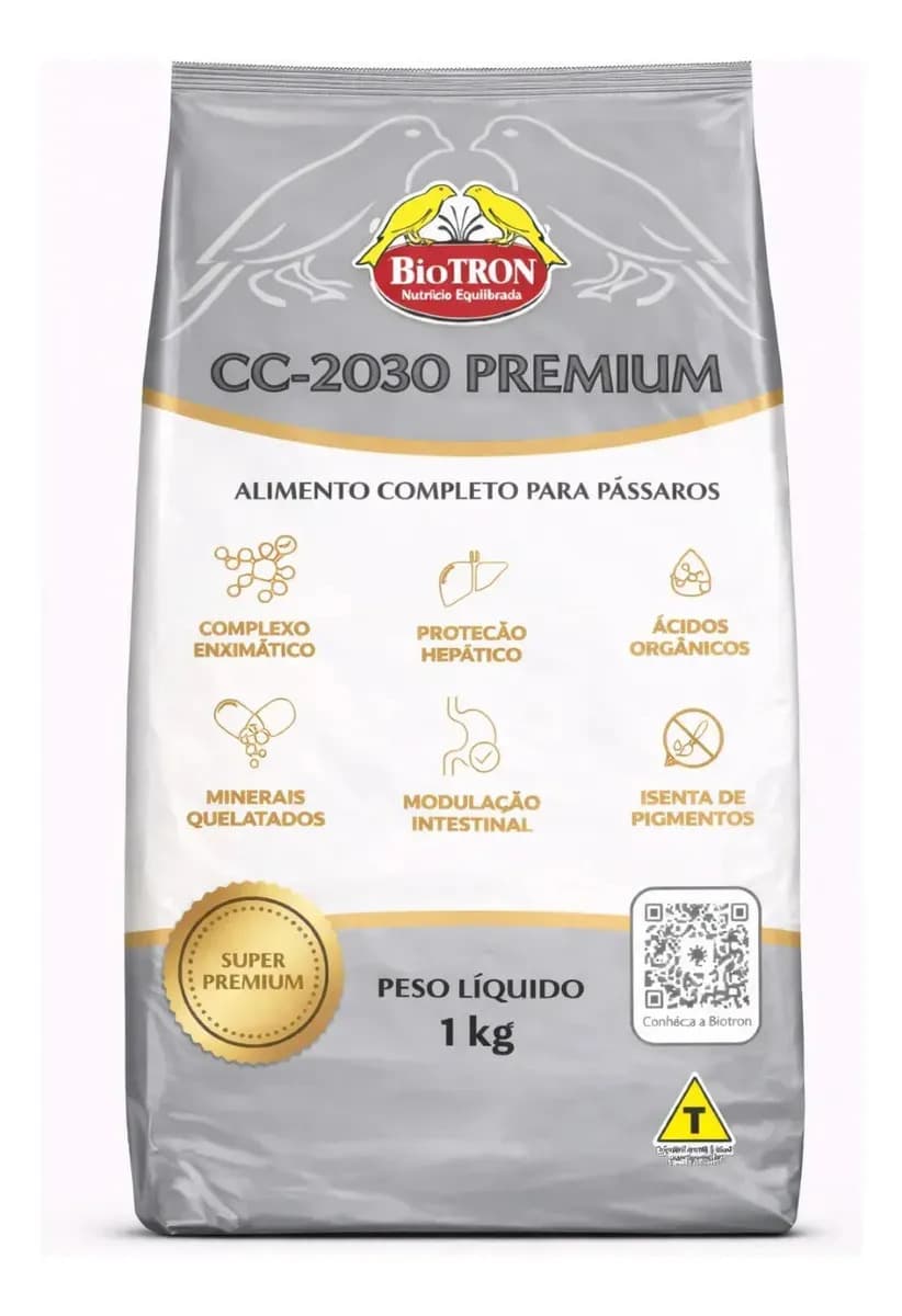 Cc 2030 Premium 1kg - Biotron - Farinhada Para Aves — imagem 4