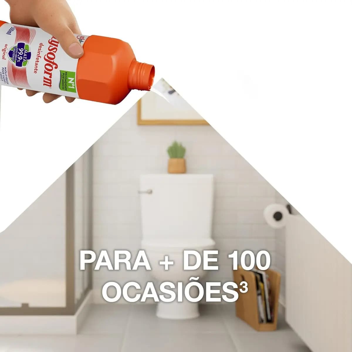 Desinfetante Lysoform Líquido Original Limpeza Pesada e Eficiente 500ml — imagem 5