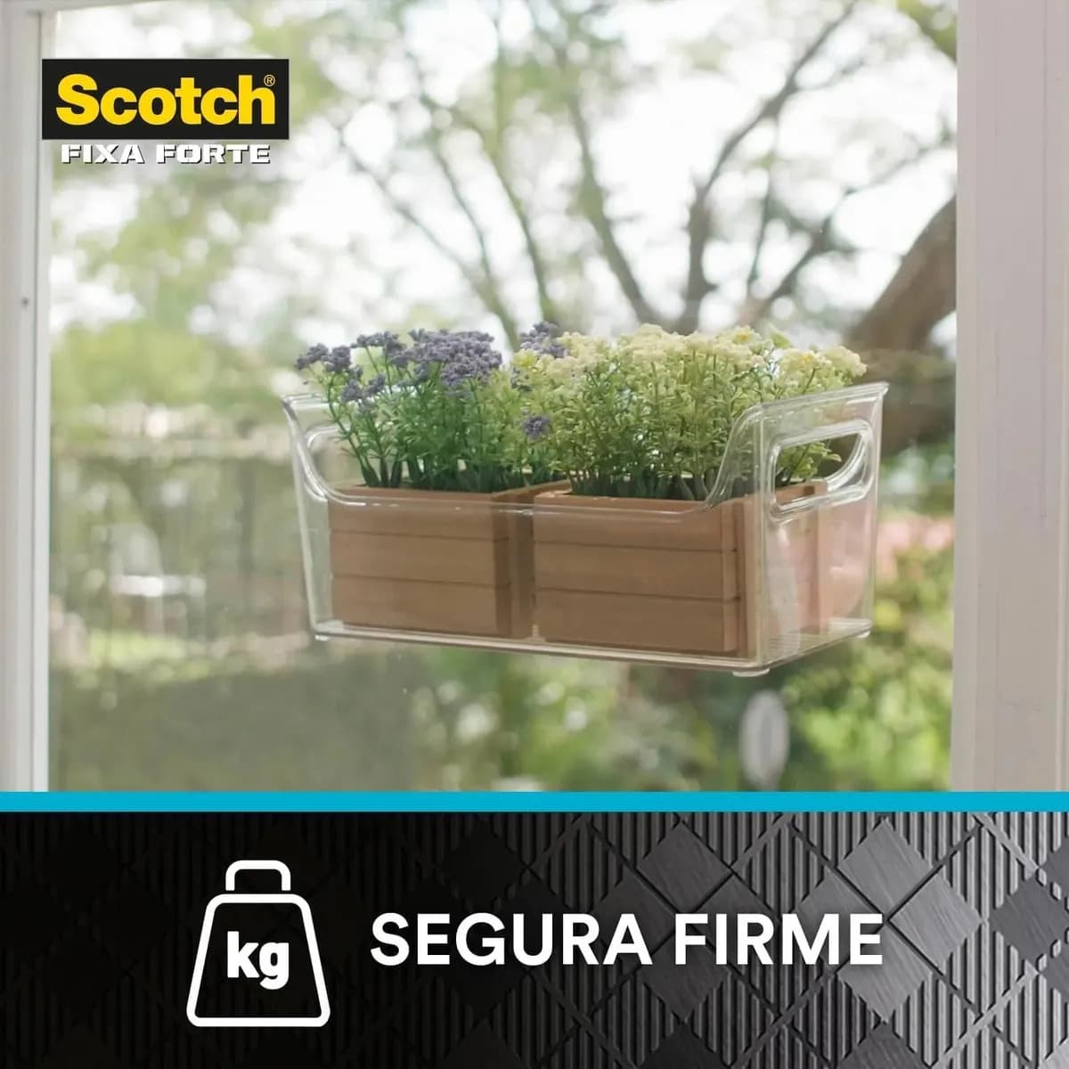 3M Fixa Forte Fita Dupla Face Transparente 24mm x 2m — imagem 3