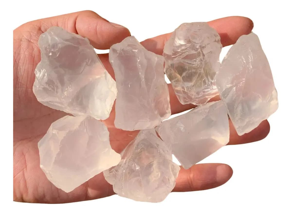 Quartzo Transparente Bruto 200g Cristal Natural Precioso