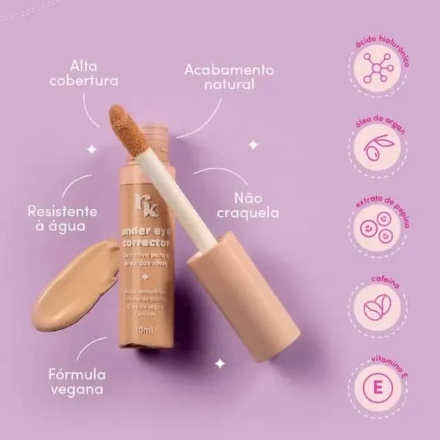 Corretivo para Área dos Olhos Under Eye Cor 38 Ruby Kisses — imagem 4