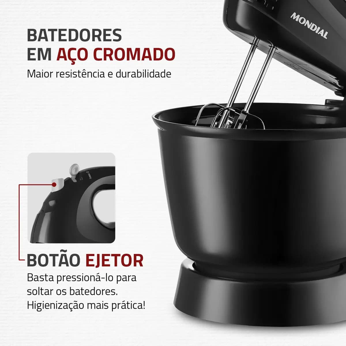 Batedeira Prática Mondial 400W - B-44-B — imagem 4