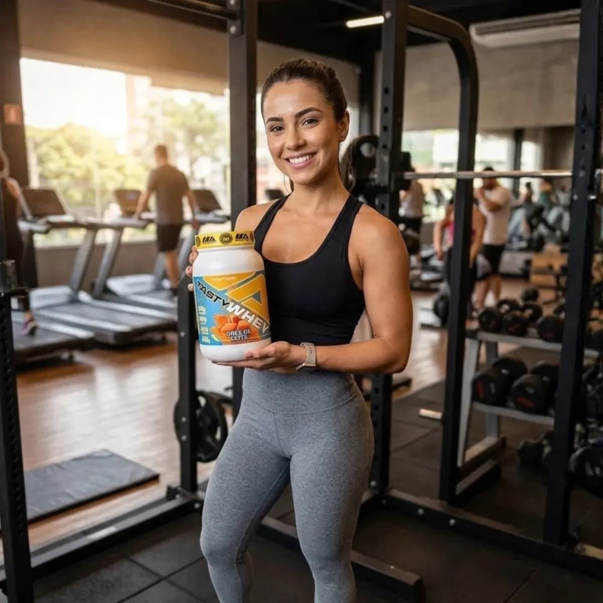 Proteína Adaptogen Science Tasty Whey Gourmet em pó sabor Doce de leite x 900g — imagem 4