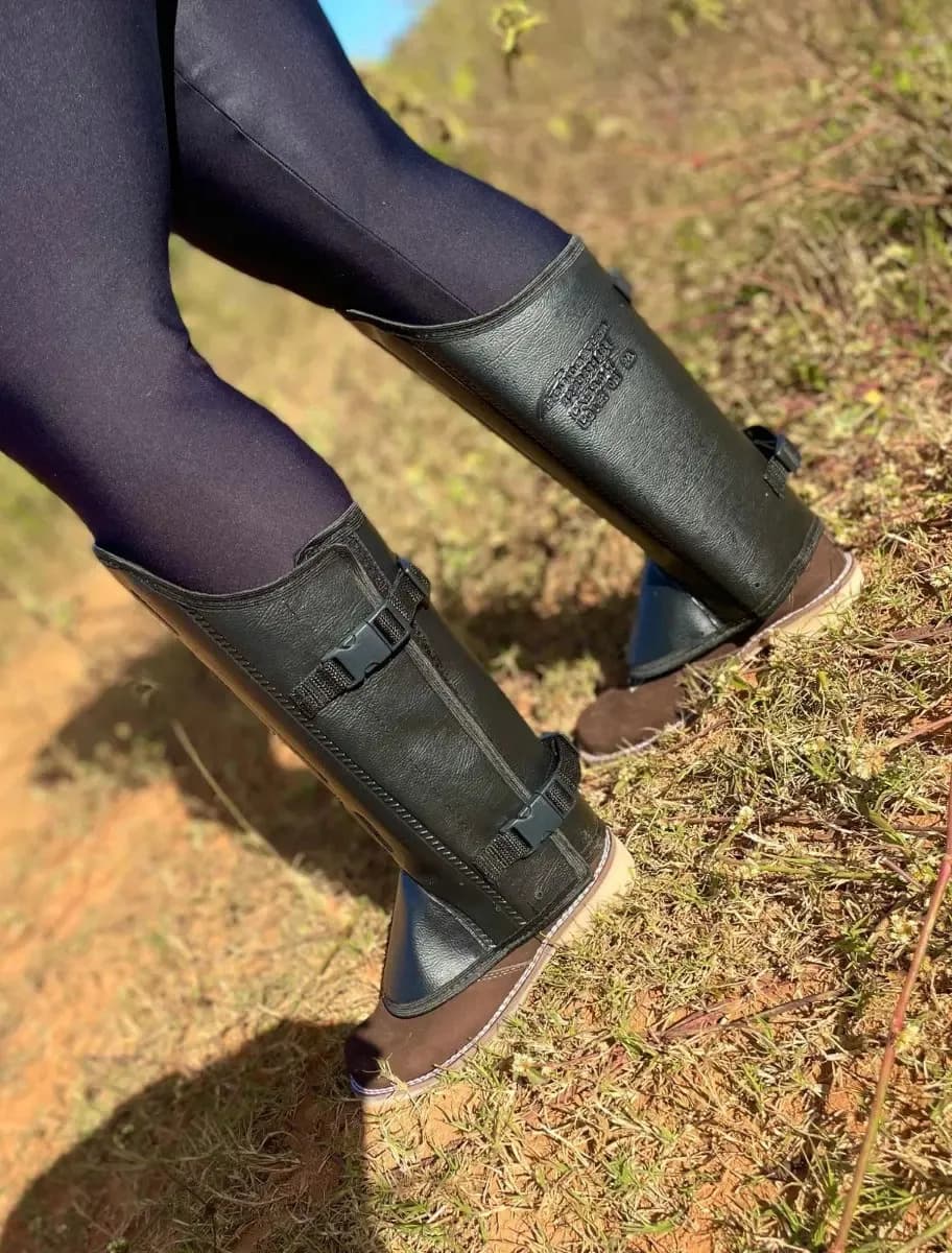 Caneleira Bidim Com Velcro E Presilhas Para Trabalho Na Roça — imagem 2