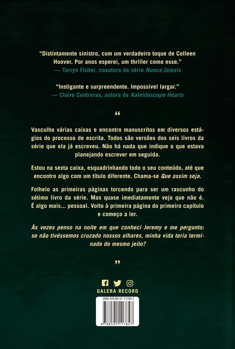 Verity, Colleen Hoover, Português, Galera, 2021 — imagem 2
