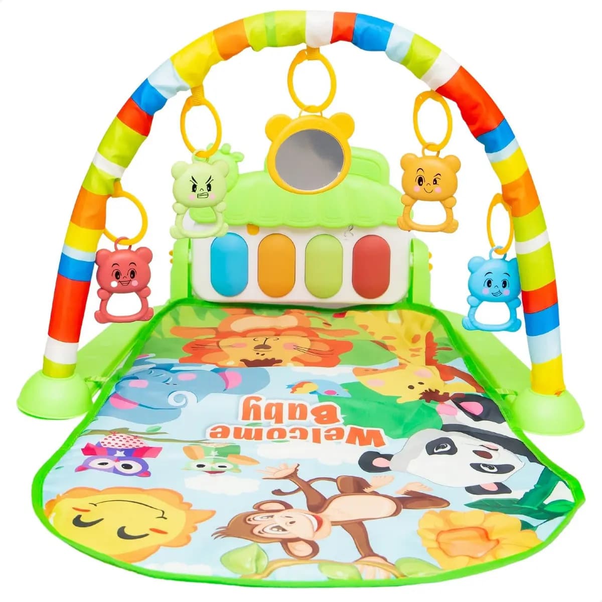 Tapete Infantil De Atividades Piano Musical Com Luz E Som — imagem 5