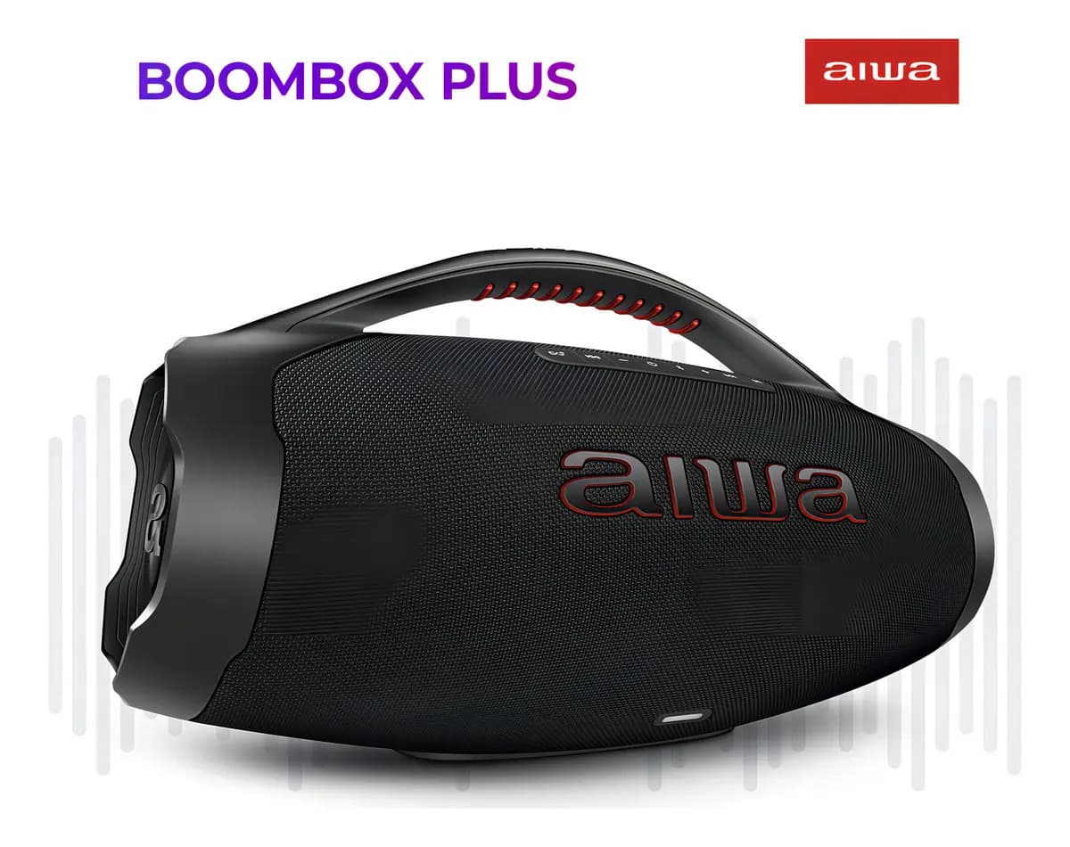 Caixa De Som Boombox Aiwa AWS-BBS-01-B 200w IP66 30hs De Bateria — imagem 2