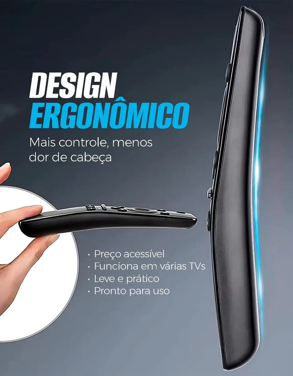 Controle Remoto Casenn para Smart TV Samsung 4K com Netflix, Prime Video e Google Play — imagem 5
