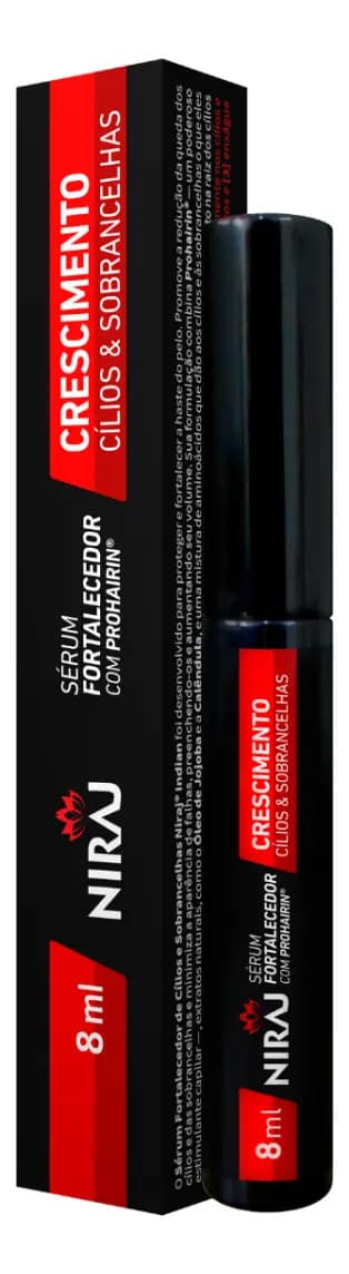 Sérum Fortalecedor Niraj Indiani Crescimento Cílios Sobrancelhas 8ml — imagem 3