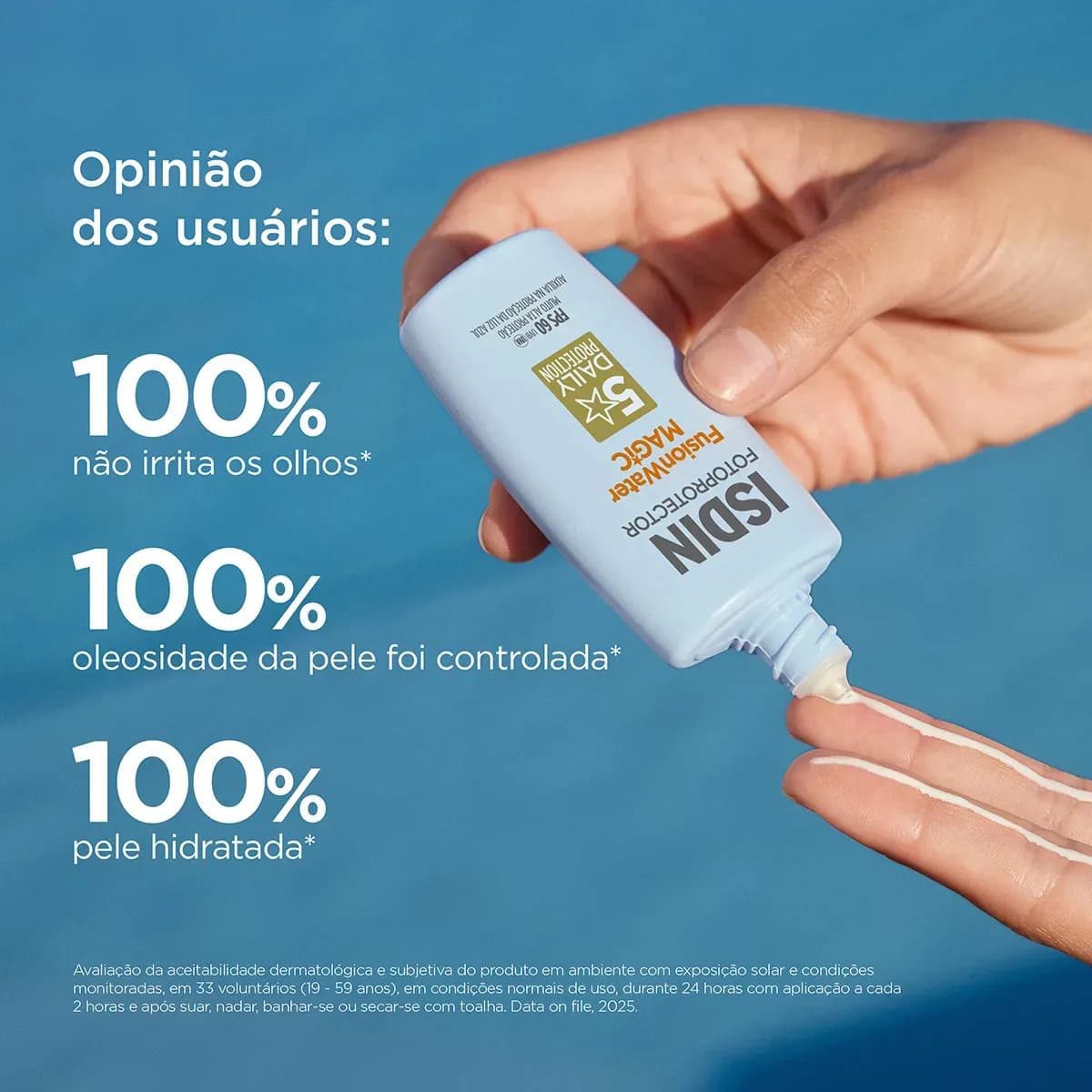 ISDIN Protetor Solar Facial Fusion Water 5 Stars Sem Cor FPS 60 - 50ml — imagem 5