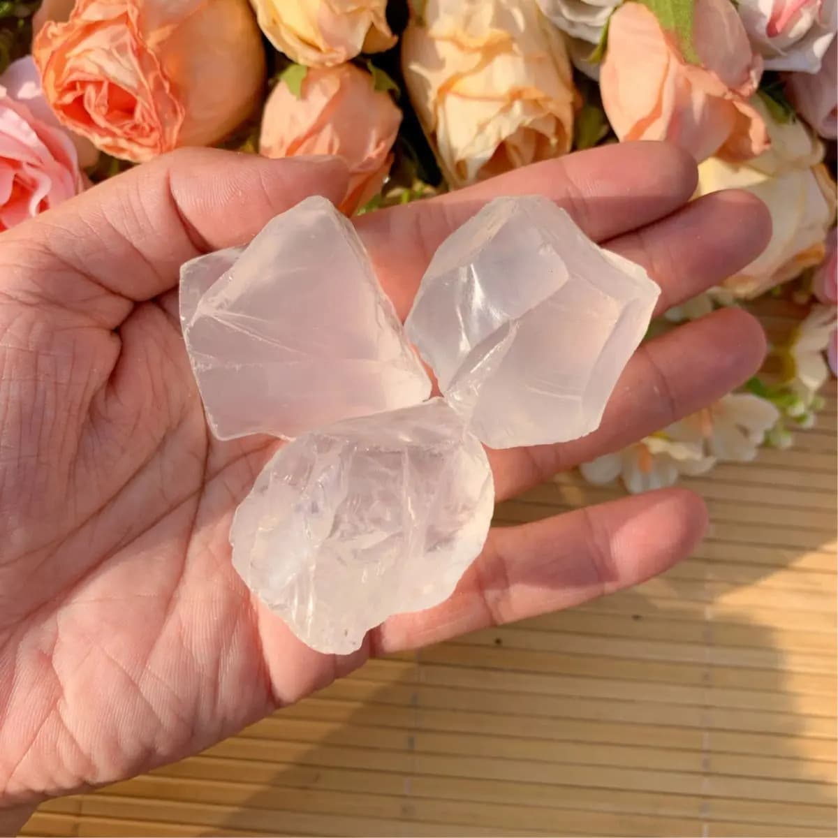 Quartzo Transparente Bruto 200g Cristal Natural Precioso — imagem 5