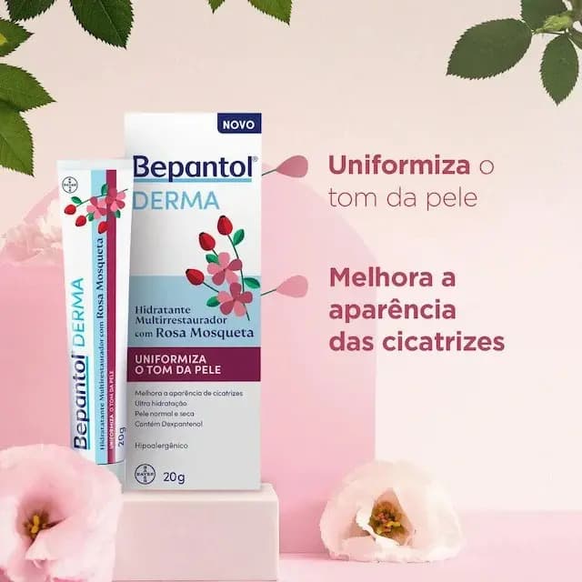 Hidratante Multi Com Rosa Mosqueta Bepantol Derma 20g Momento De Aplicação Dia/noite Tipo De Pele Todo Tipo De Pele — imagem 2