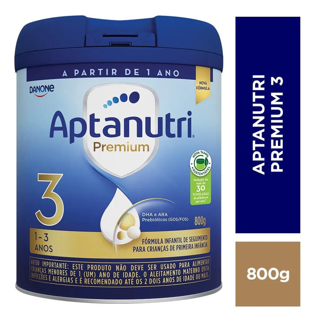 Leite Infantil Aptanutri Premium 3 800g Fórmula — imagem 2