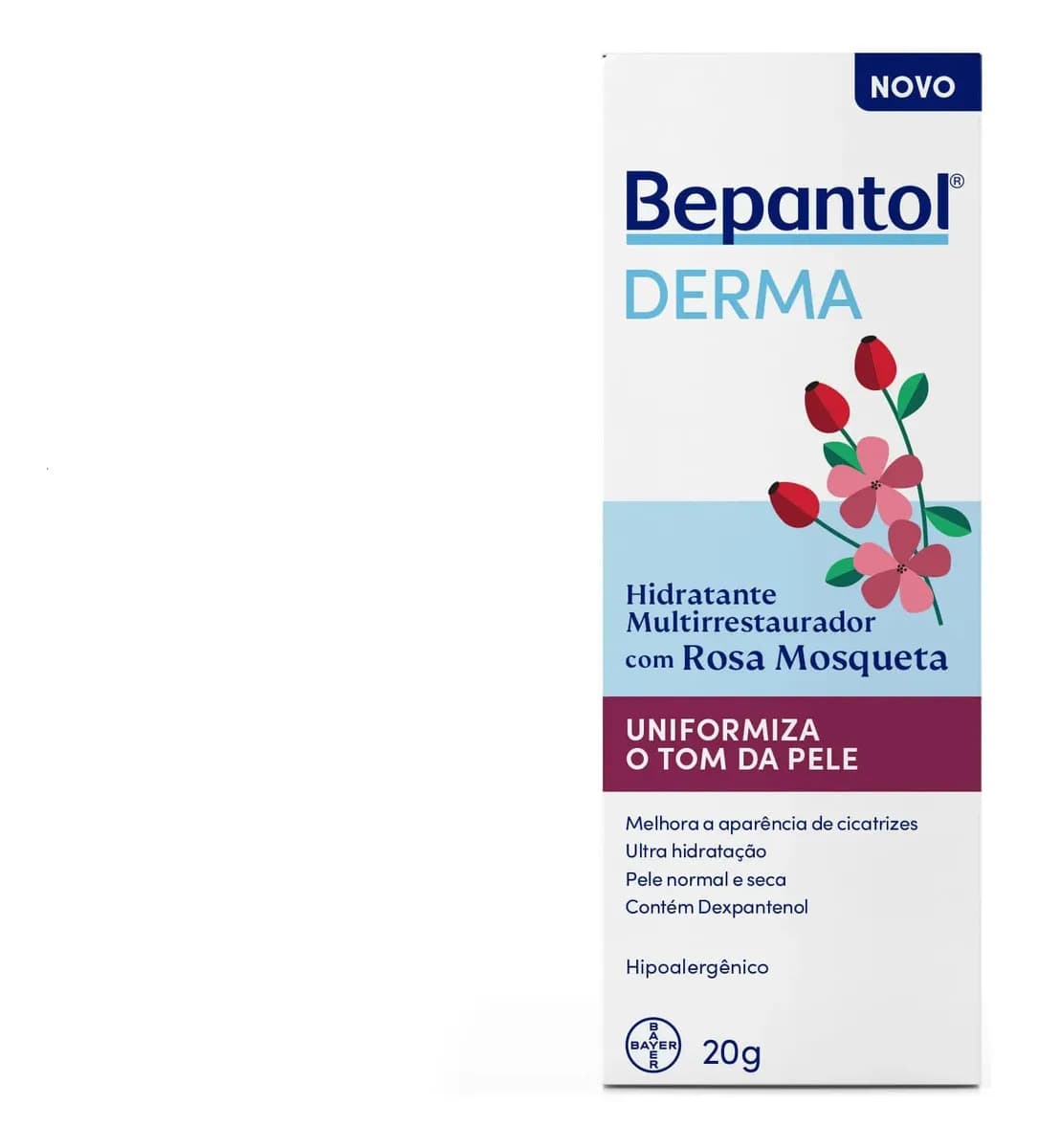 Hidratante Multi Com Rosa Mosqueta Bepantol Derma 20g Momento De Aplicação Dia/noite Tipo De Pele Todo Tipo De Pele — imagem 6