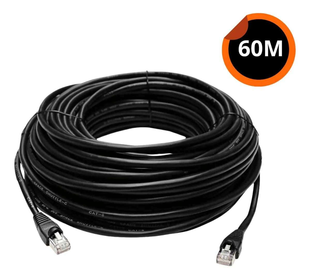Cabo Internet Cat6 Alta Velocidade 60 Metros Cat 6 Rj45