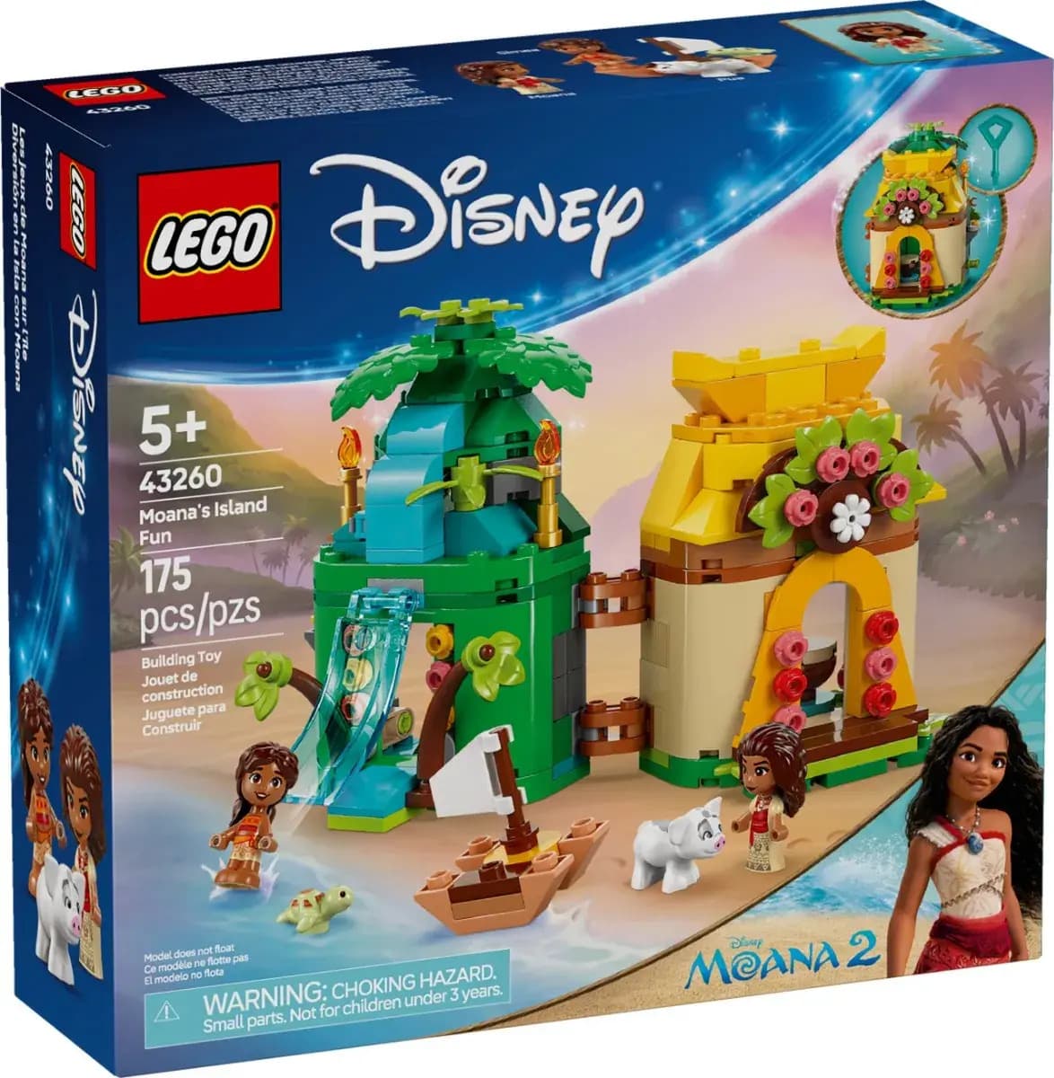 Diversão Lego Disney Island com Moana, modelo 43260 — imagem 3