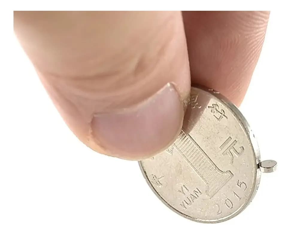 Kit com 100 Peças de Ímã de Neodímio 3x1mm N35 Redondo Super Forte para Projetos Artesanato e Fixação Variall — imagem 4