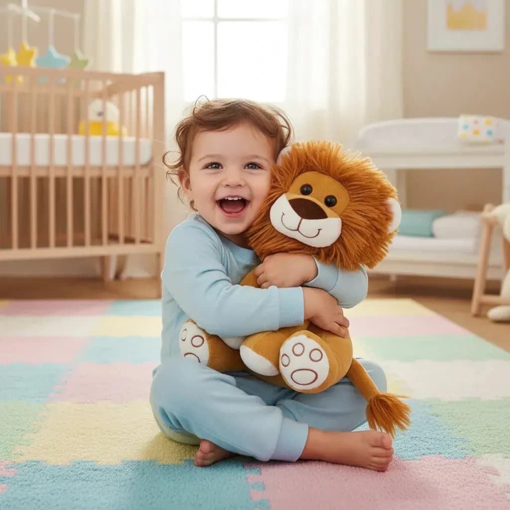 Brinquedo de Pelúcia para Bebê Meu Leãozinho - Buba — imagem 6