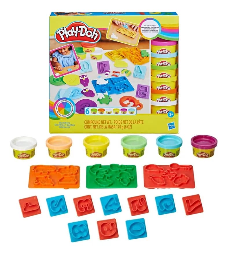 Massinha Play Doh Números - Hasbro E8533 — imagem 2