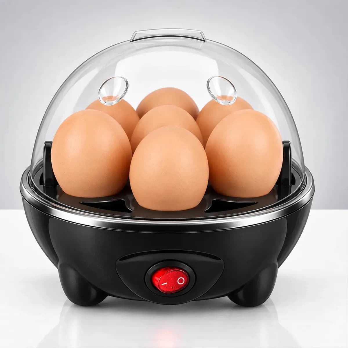 Cozedor de Ovos Eletrico Aparelho de cozimento a vapor EPS-1258 Epsilon Portátil Cor Preto