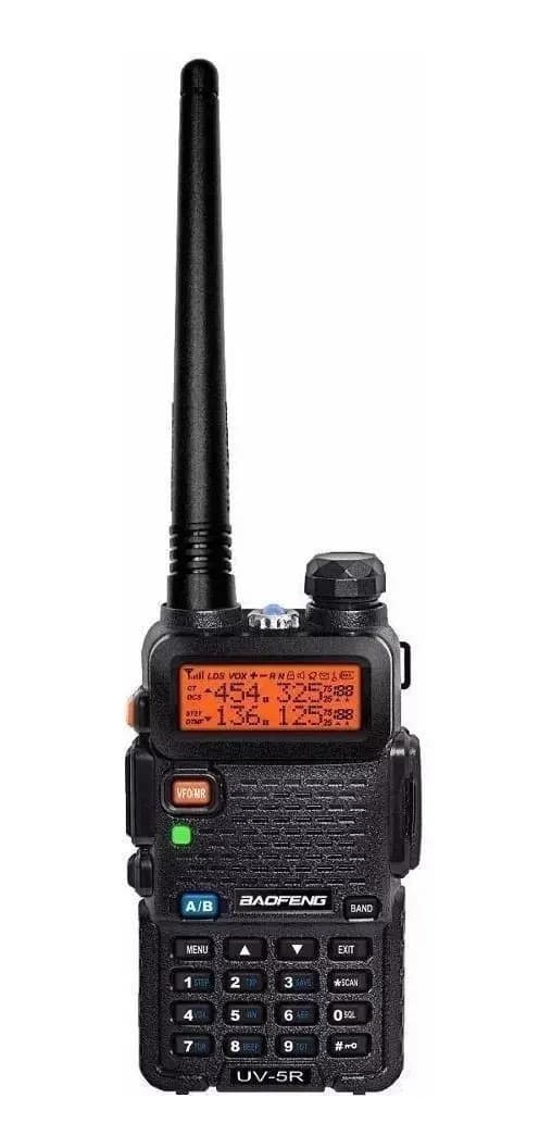 Rádio Comunicador Ht Dual Band Uhf Vhf Uv-5r Fm Fone Ptt Cor Preto — imagem 4