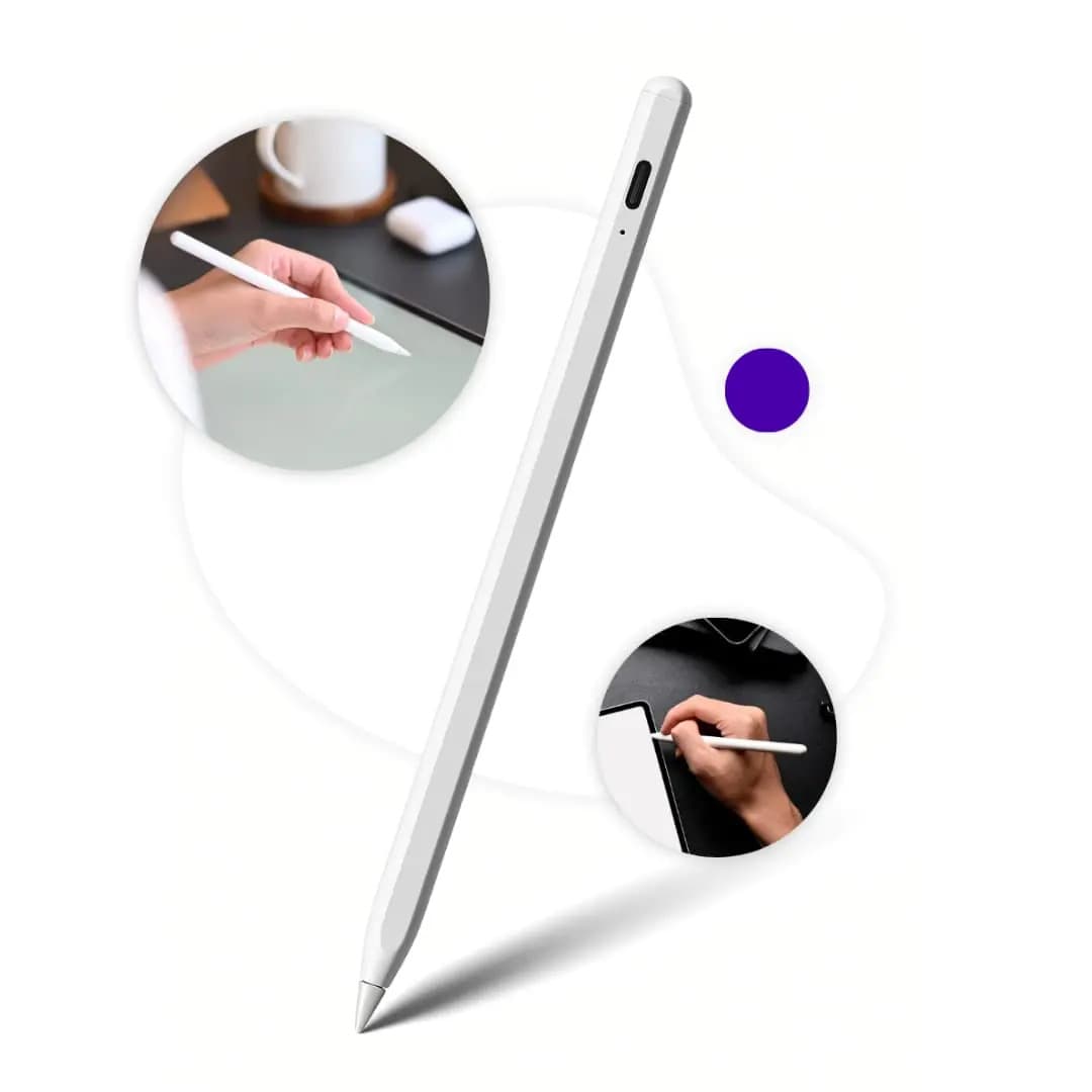 Caneta Stylus Universal Alta Precisão Para Tablet Positivo Android Kateluo Branco
