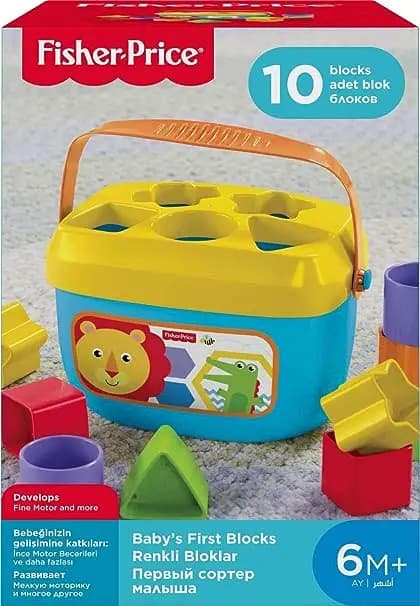 Balde Primeiros Blocos Fisher-price - Mattel Ffc84 Multicolor — imagem 4