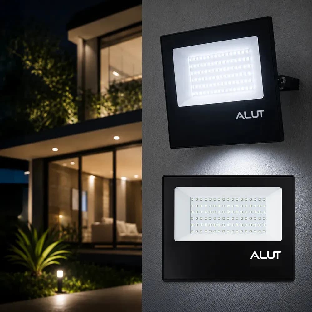 Kit 2 Refletor Led 100w 6500k Branco Frio A Prova D'água Alut Cod: Alut000701-2 Alut By Avant — imagem 3