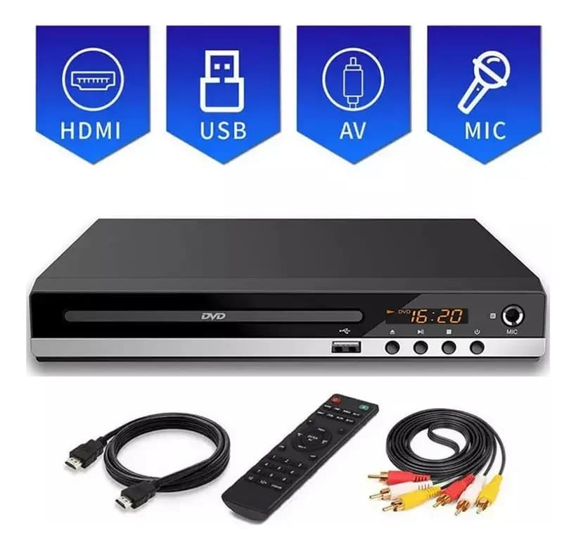 Leitor De Dvd Portátil Toca Cd Mp3 Usb Filme — imagem 3