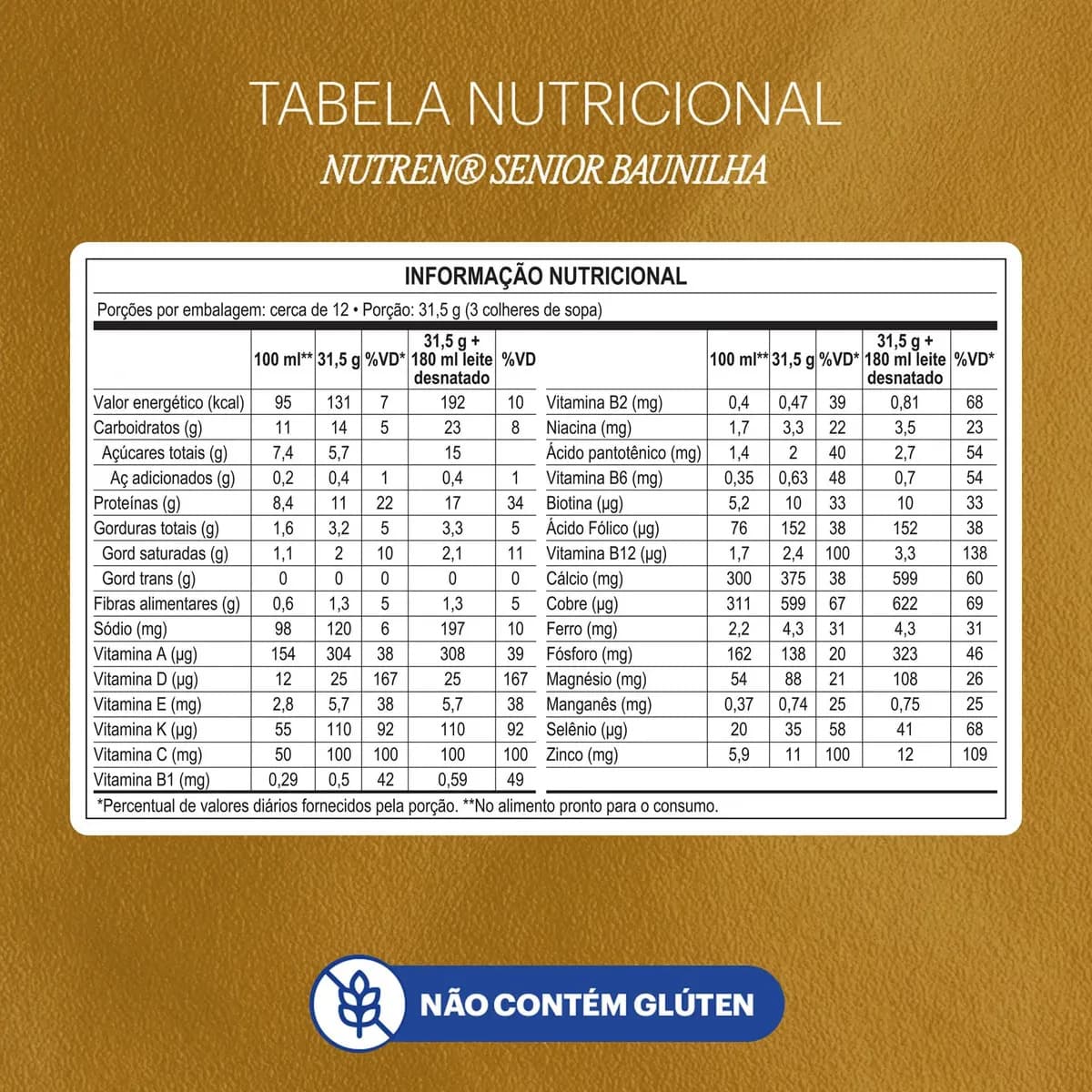 Nutren Senior Baunilha Nestlé 370g Nutrição Para Adultos 50+ — imagem 2