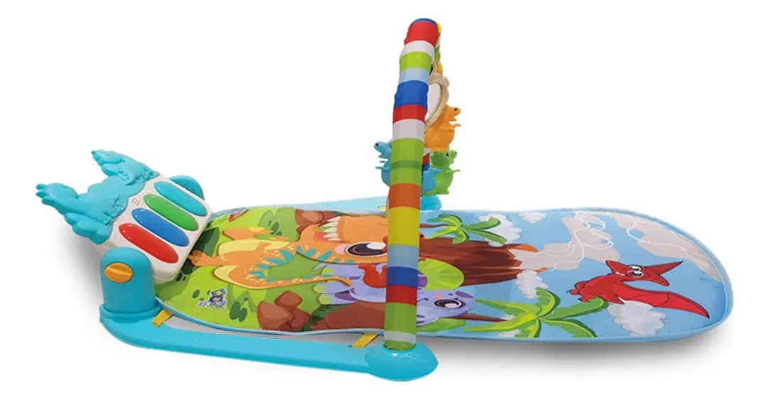 Tapete de Atividades Para Bebê Piano Play Funny Dino Maxi Baby — imagem 4