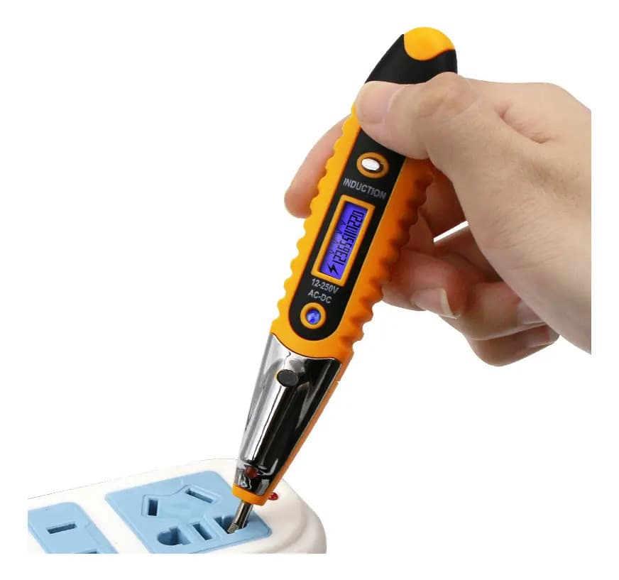 Kit Eletrica Chave Teste Digital + Caneta Detectora Tensão 1 — imagem 5