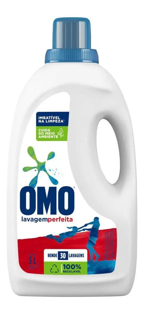 Lava Roupas Líquido Omo Lavanderia Profissional Lavagem 7 L — imagem 7