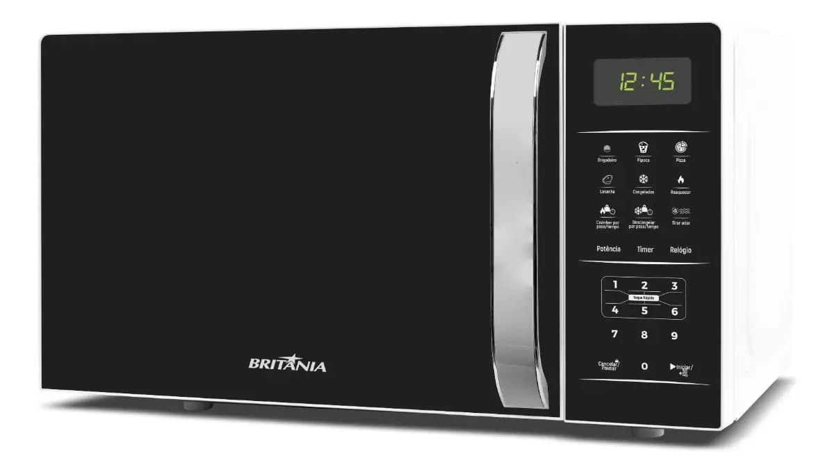 Micro-ondas Britânia Bmo23 De Preto 20l Branco — imagem 3