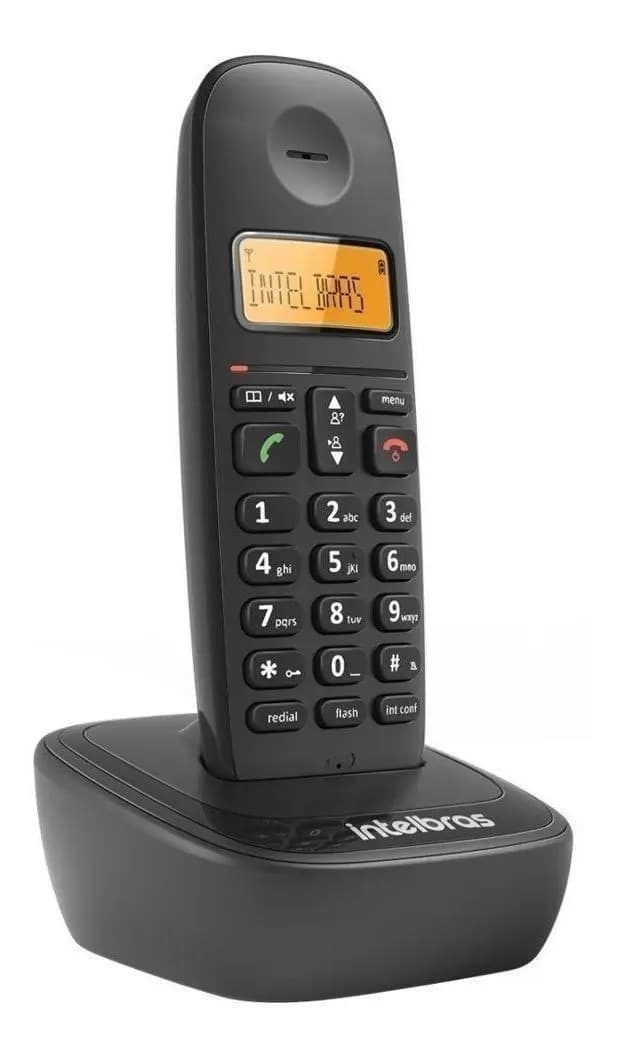 Telefone Sem Fio Intelbras Ts 2510 Preto Preto — imagem 2