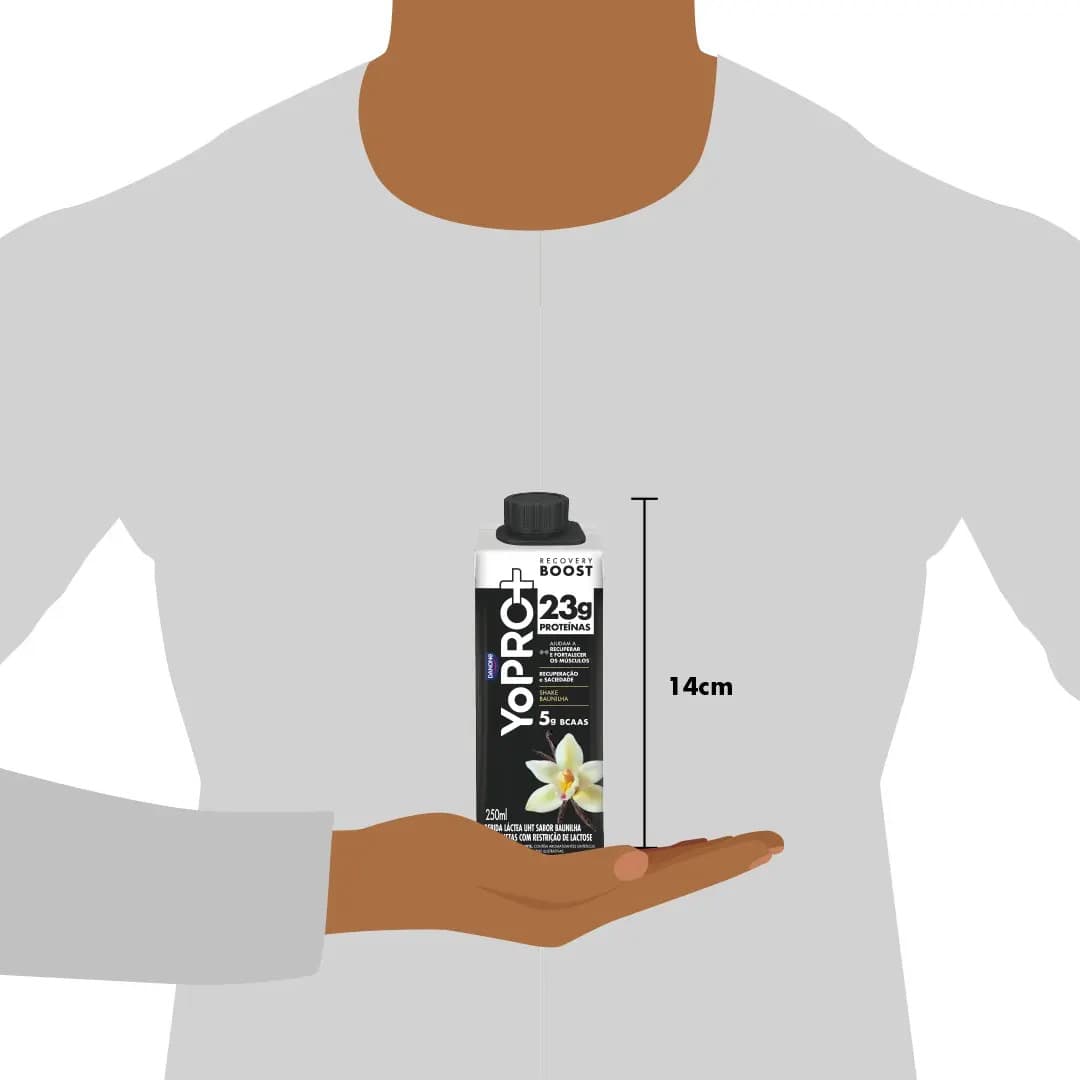 Yopro Bebida Láctea Uht Baunilha 23g De Proteínas 250ml — imagem 2